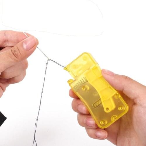 DIY Automatic Threader Household Sewing Needle Threader Hand Sewing Needle Cross Stitch Needle Special Auxiliary Threading Tool