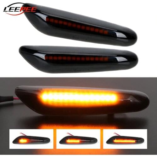 For BMW E90 E91 E92 E93 E60 E87 E82 E46 Car Turn Signals LED Flashing Strobe Light Lateral Side Marker Lamp Accessories DC 12V