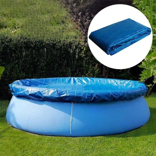 210cm Swimming Pool Cover Water Proof Dust Cover Outdoor Pool Rainproof Pool Covering Cloth Summer Pool Accessories Agreeable