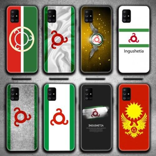 Ingushetia National Flag Phone Case For Samsung Galaxy A21S A01 A11 A31 A81 A10 A20E A30 A40 A50 A70 A80 A71 A51