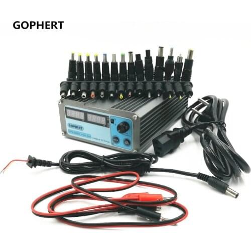CPS-3205 II Compact Digital Adjustable DC Power Supply OVP/OCP/OTP+28 PCS connector Notebook power adapter 32V5A 0.01V/0.01A