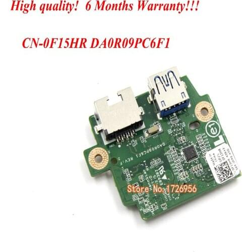 For Dell For Inspiron 17R 5720 7720 Ethernet USB 3.0 Connector Board CN-0F15HR DA0R09PC6F1 0F15HR F15HR
