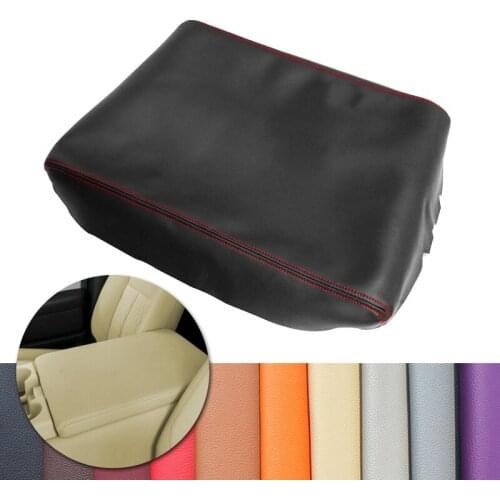 For Nissan Titan 2004 2005 2006 2007 2008 09 10 11 12 13 2014 Car Styling Center Console Armrest Panel Microfiber Leather Cover