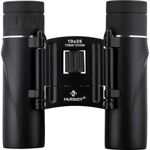 10x25 Compact Zoom Binoculars Long Range 1000m Folding HD Powerful Mini Telescope BAK4 FMC Optics Hunting Sports Camping