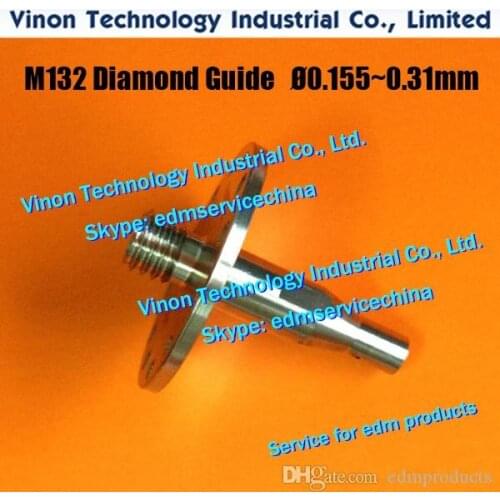 M132 Wire Guide Ø0.26mm X056C833G52 Upper for Mitsubishi SX.SB.SZ.CX.FX.FA machine X056-C833-G52, DA766A, DA76600, DU31000 edm