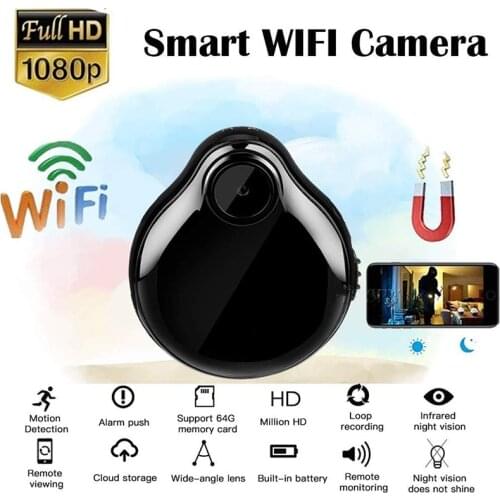 1080P Wifi Mini Camera Espia Magnetic Body Camcorder Night Vision Motion Sensor H.264 HD Video Micro Cam Support Hidden tf card