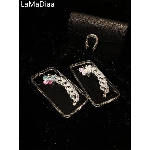 Fashion Bling Rhinestone Diamond Bracelet Chain Phone Case For Samsung A3 A5 A7 2017 A9 A8 A6 PLUS 2018 A50 A70 A80 A51 A71 M10