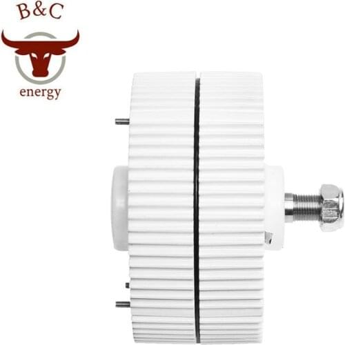 Low Torque 500W Permanent Magnet Alternators 3 Phase AC Synchronous DIY Small 12V 24V 300W 400W Horizontal Wind Turbines