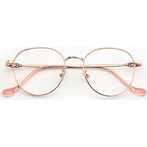 Fashion Retro Round Large Fullrim Metal Frame Anti Blu Light Ultralight Reading Glasses Modern for Men Women+1.0 +1.5 +2.0 +2.5