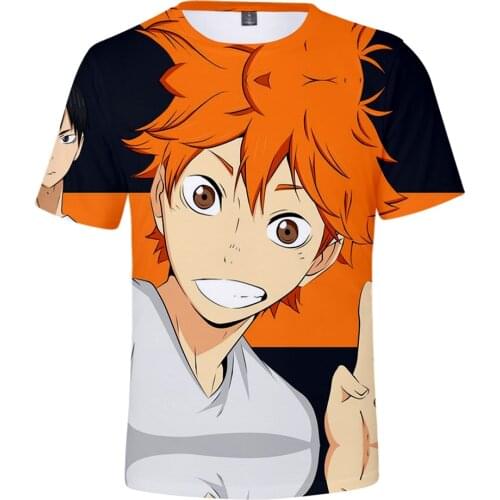 Hot Comic Haikyuu!! 3D T-shirt Men Women Tops Fashion Kids t shirts Casual Harajuku Boys Girls Tees Popular Hip Hop Cool t-shirt