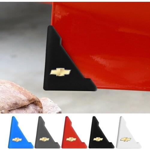 Silicone Car Door Corner Crash Scratch Protector for Chevrolet Captiva Colorado Cruze Auto Door Corner Anti-Scratch Protector