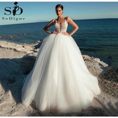 SoDigne Beach Wedding Dresses