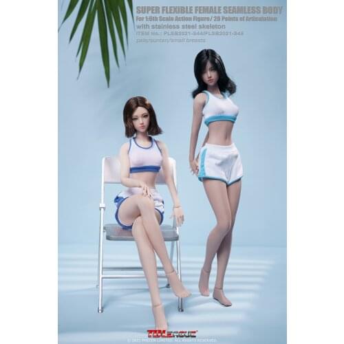 TBLeague Phicen S44/S45 Female Seamless Young Girl Small Bust Pale/Suntan Body with Head 1/6 Figure