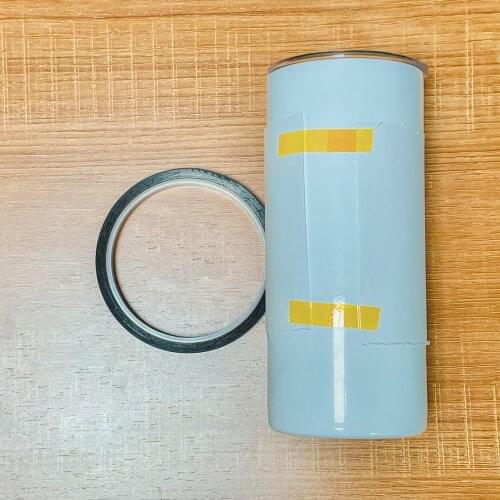 XHL-SUB300180 White Sublimation Shrink Film Sleeve Shrink Wrap for Sublimation Business Card Blanks