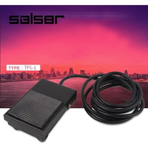 TFS-1 Foot switch controller with 2M Wire Momentary TFS- SPDT Pedal switches with self reset 5A 220/380V