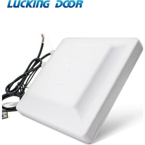 IP66 RS232 WG26 USB RELAY support firmware upgrade multiple language 6M mid range uhf rfid integrated reader for parking