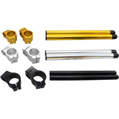 31mm - 41mm 43 45 46 48 50 51 52 53 55mm Black Motorcycle Clip-ons Handle Bars CNC Normal Regular Handlebar Pair FX FXCNC RACING