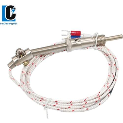 0-700℃ M8*1.25 M10*1.5M12*1.5 E Type Compression Spring shielded wire Thermocouple Sensor