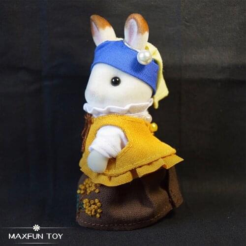 1:12 Forest House Miniature Childrens Villa ABS Kitchen House 1/12 Forest Animal Family Simulation Mini Girl Home Toy House