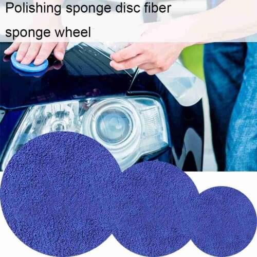 1PC 3/4/5/6/7 Inch Microfiber Polishing Pad Removing Wax Buffer Pads Replaceable Buffing Pads For DA/RO Polisher