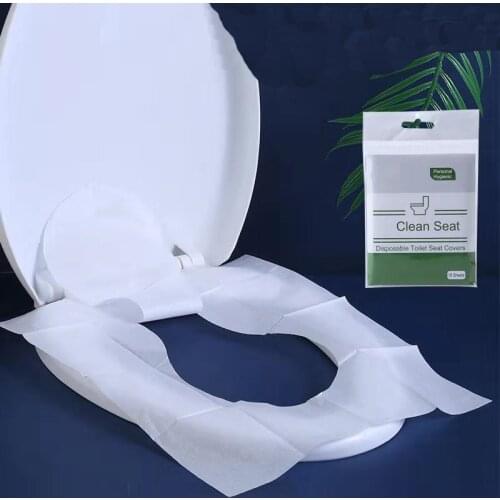 50Pcs/Pack Disposable Toilet Seat Cover Mat Toilet Paper Pad For Travel Camping Bathroom Accessiories Sheets Pocket Size Flushab