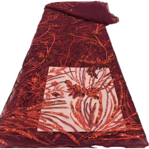 African Net Lace Fabric 2021 High Quality Lace Nigeria Wedding Laces Material 5 Yards XX-130