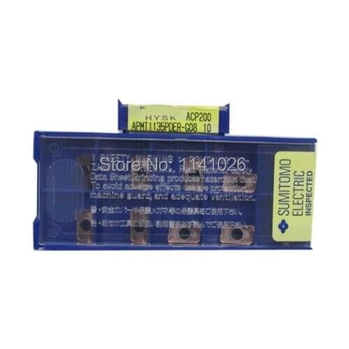 APMT1135PDER-G08 ACP200,SUMITOMO carbide tip Lathe Insert Milling blade, quality assurance, suitable for BAP300R