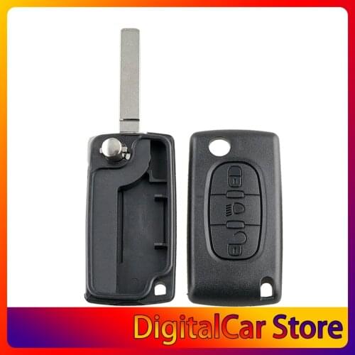 Car Flip Key Shell 3B Ce0523 For C4 C5 C6 C8 Remote Key Cover Fob Case Shell Cover Key Protector