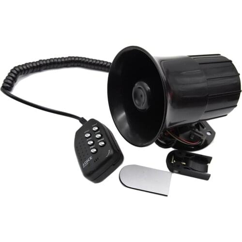 Car 12V 6 Sounds 150DB Air Horn Siren Speaker For Auto Car Boat Megaphone With 6 Tone Claxon Horns Car Accessories Air Horn