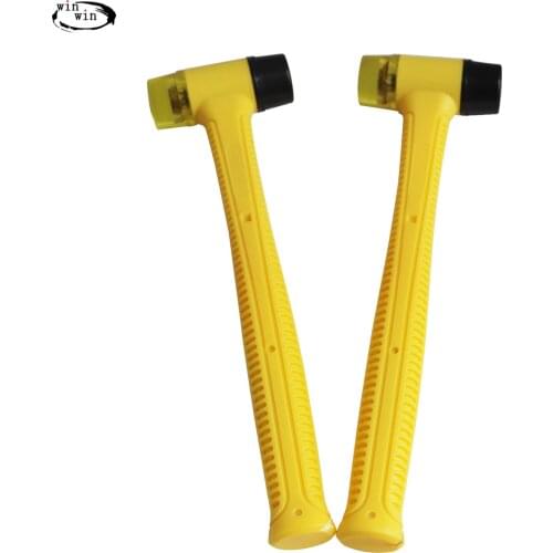 Berkem 22cm Double Face Soft Tap Rubber Hammer For Multifunctional hand tool hard plastic and Non Slip Plastic Grip Perfect tool