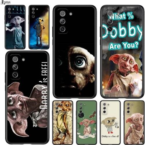 Cute Lovely Alien for Samsung Galaxy S21 Ultra Plus Note 20 10 9 8 S10 S9 S8 S7 S6 Edge Plus Black Phone Case