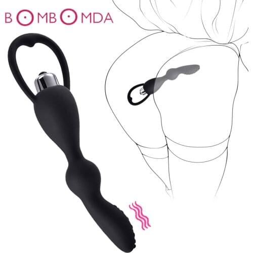 Dildo Anal Plug Vibrator Anal Beads Vibrator Gay Toy Prostate Massage Smooth Butt Silicone Dildo Butt Plug Sex Toys for Women