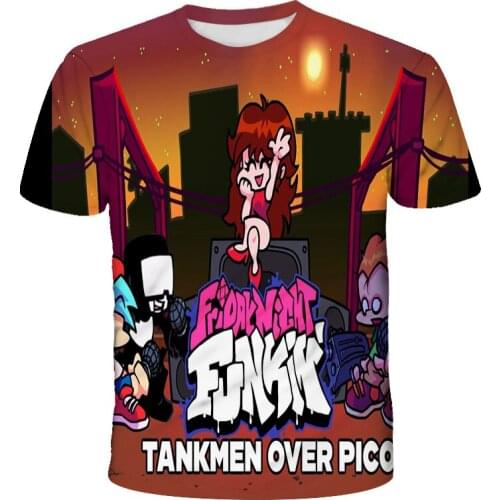 Fashion 2021 Friday Night Funkin 3D Hoodies Casual Tops Boys/girls Casual Slim Pullover Hot Sale Comfatable New Kids Hoodie