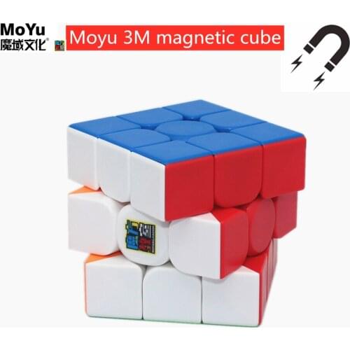 Moyu 3M magnetic 3*3*3 Professional Cube Magic Cube 3x3x3 Speed cube Moyu 3 m Puzzles cubo magico game cube Educational Toys