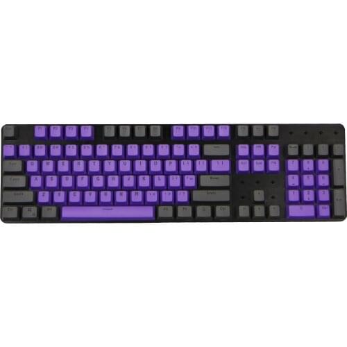 104 Keys PBT Doubleshot Backlit Keycaps Set ANSI layout OEM Profile for MX Mechanical Gaming Keyboard GK/Annie/poker 104/87/61