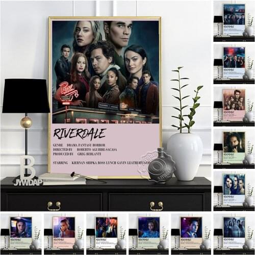 Riverdale Poster, America Teenager Suspense Teleplay Wall Picture, Tv Play Character Wall Decor, Riverdale Fans Collect Prints