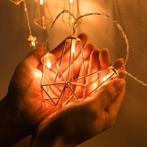 Rose Gold Diamond Led String Light Fairy String Lights Decorative Lights Battery Powered