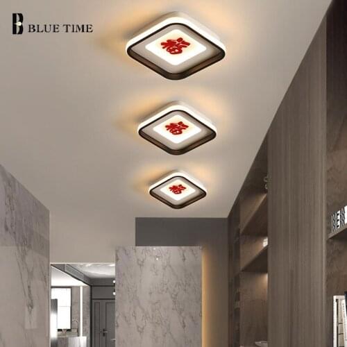 Black Gold LED Ceiling Light Home Indoor Lighting Small Light for Living Room Aisle Corridor Lights Surface Mount Ceiling Lamp