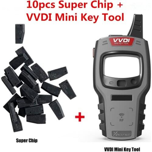 VVDI Mini Key Tool VVDI Key Tester Remote Maker Global Version based on iOS/Android Mobiles free get 10 pcs super chip XT27
