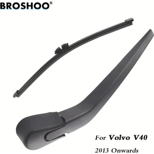BROSHOO Car Rear Wiper Blades Back Windscreen Wiper Arm For Volvo V40 Hatchback (2013-) 285mm,Windshield Auto Styling