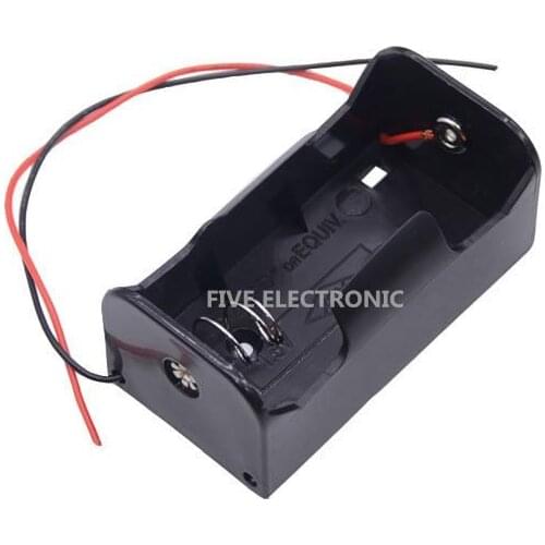 1.5V Type D Battery Holder Wire Lead Large Dry Cell Box for DIY Toy