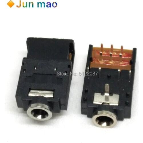 10PCS stks 3.5mm Vrouwelijke Audio Connector 11 Pin DIP Hoofdtelefoonaansluiting Socket PJ-307B
