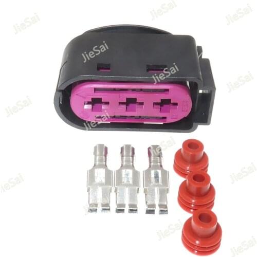 3 Pin 1J0 937 773 Car Fuse Box Connector Plug Female Sealed Waterproof Sutomotive Cable Plugs 1J0937773 For VW Audi
