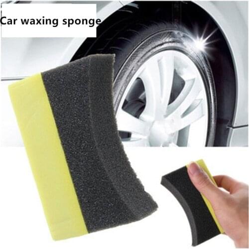 5 Pcs Car Waxing Polishing Sponge Multi-Functional Auto Tire Hub Waxing Sponge Automobiles Cleaning Detailing Accessories