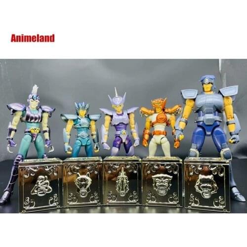 Saint Seiya Myth Cloth EX Bronze Pandora Box Unicorn Jabu Bear Ursa Major Geki Lionet Ban Hydra Ichi Wolf Nachi Set 5 Figure