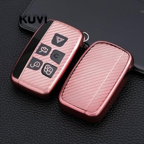 TPU Car Remote Key Case Cover Shell Fob For Land Rover A9 Range Rover Sport Evoque Freelander 2 Discovery Jaguar XE XJ XF Guitar