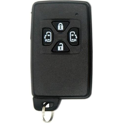 Smart Remote Key Shell 5 Buttons Replacement for Toyota Alphard Previa Noah Prado Empty Key Case