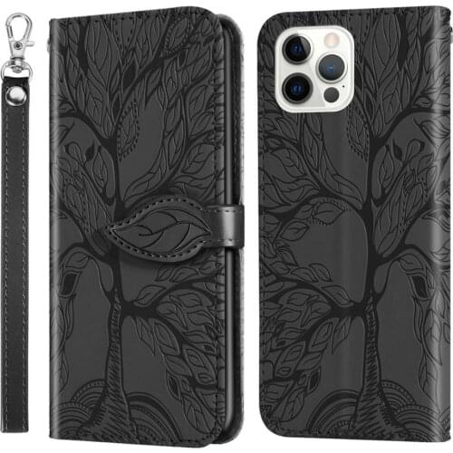 Luxury PU Leather Case For iPhone 12 Mini 11 Pro X XR XS MAX Purse Phone Case for iPhone 7 8 6 6S SE Plus Flip Wallet Case Coque