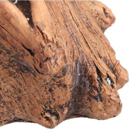 Imitating Wood Flower Cement Planters for Succulents Flowerpots Bonsai Decor