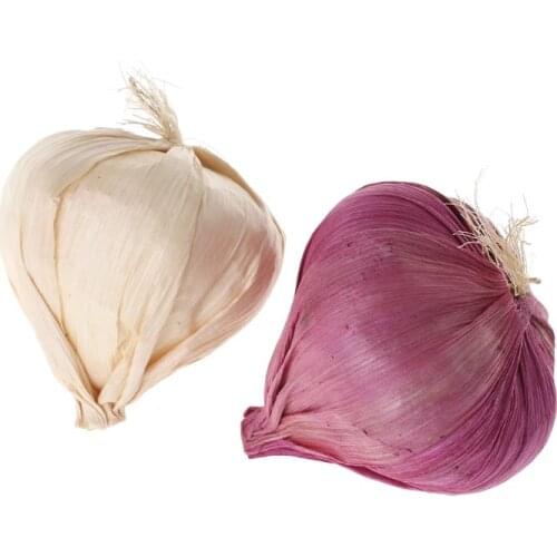 Lifelike Artificial Fake Garlic Vegetables Model Party Home Kitchen Decor Kids Props Toy